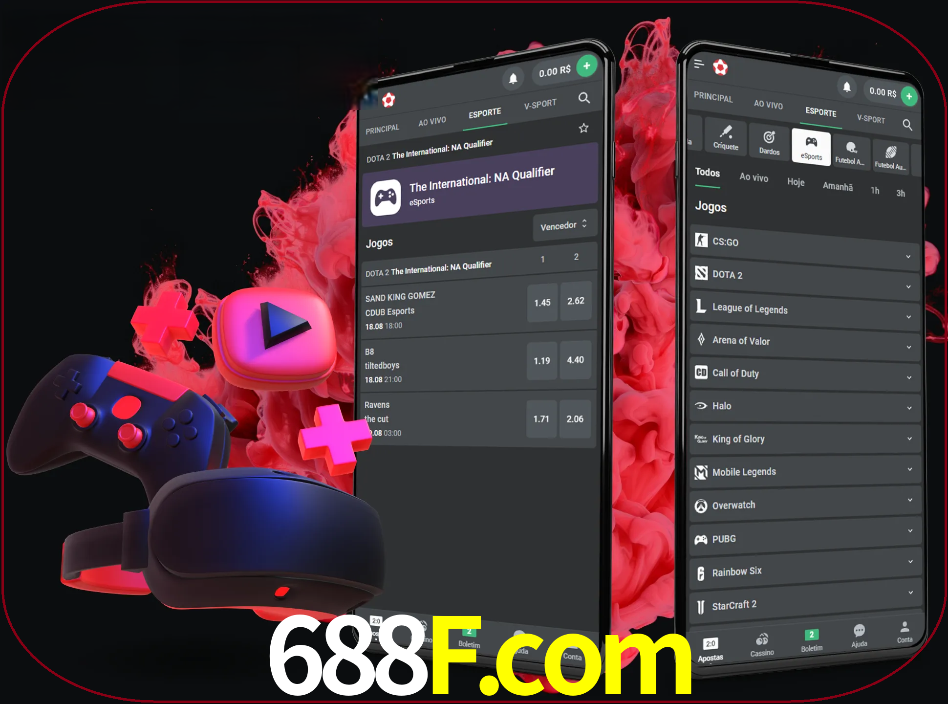 Para ter a aplicação móvel 688f no seu smartphone, basta descarregar o ficheiro apk e seguir as instruções.