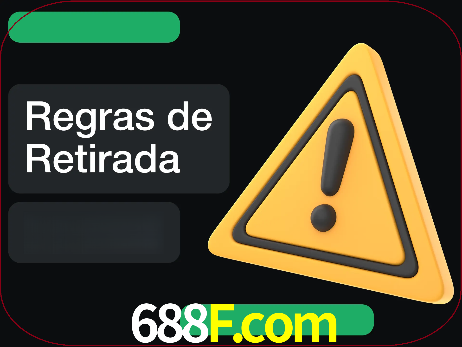 Leia as regras antes de fazer primeiro comdawal.